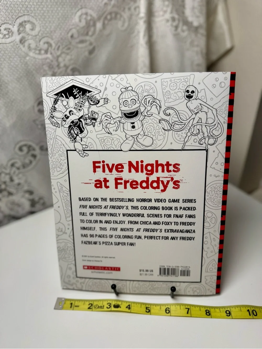 Five Nights at Freddy's Official Coloring Book - White/Red Cover